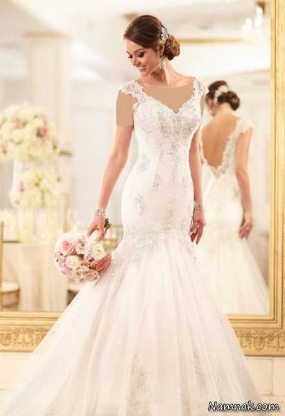 مدل لباس عروس جدید دانتل